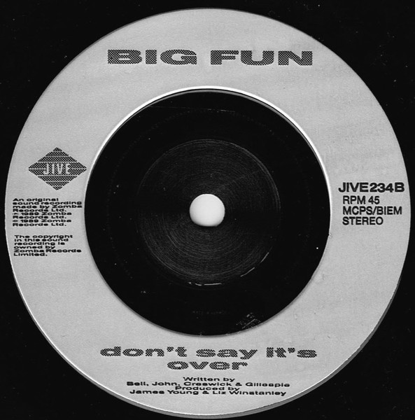 Big Fun – Can't Shake The Feeling (1989) – Foto 1