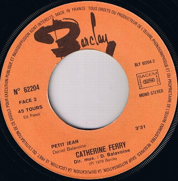 Catherine Ferry – 1, 2, 3 (1976) – Foto 1