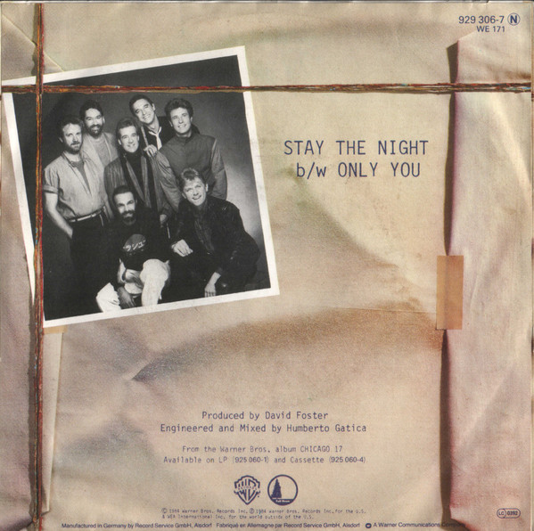 Chicago (2) – Stay The Night (1984) – Foto 1