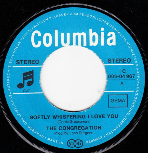 Congregation (2) – Softly Whispering I Love You (1972) – Foto 2