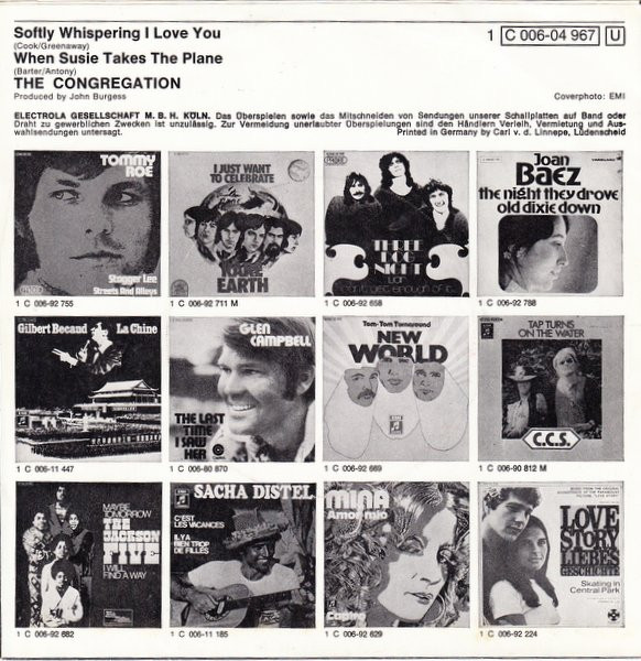 Congregation (2) – Softly Whispering I Love You (1972) – Foto 3