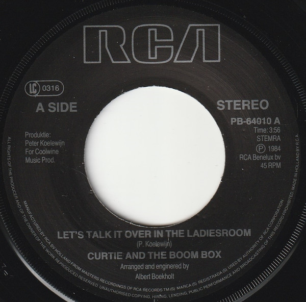 Curtie And The Boombox – Let's Talk It Over In The Ladies' Room (1984) – Foto 2