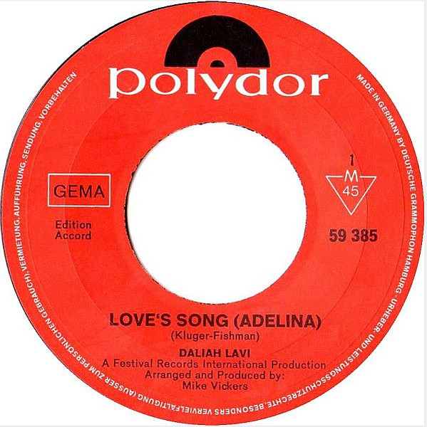 Daliah Lavi – Love's Song (1969) – Foto 2