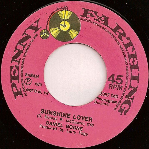 Daniel Boone – Sunshine Lover (1973) – Foto 2
