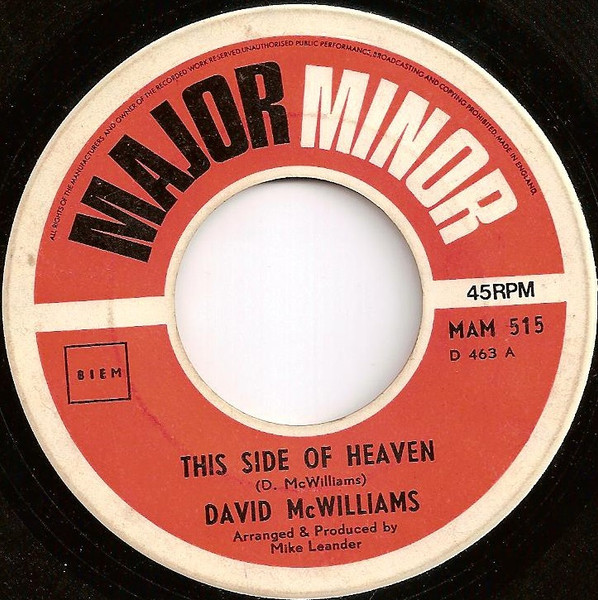 David McWilliams – This Side Of Heaven (1968) – Foto 3