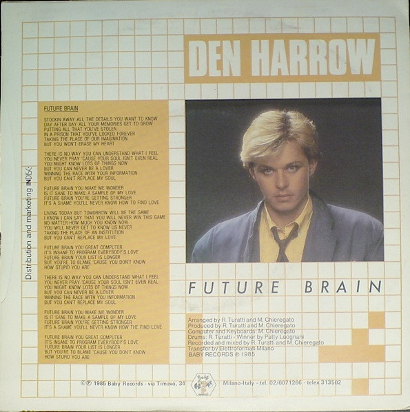 Den Harrow – Future Brain (1985) – Foto 1