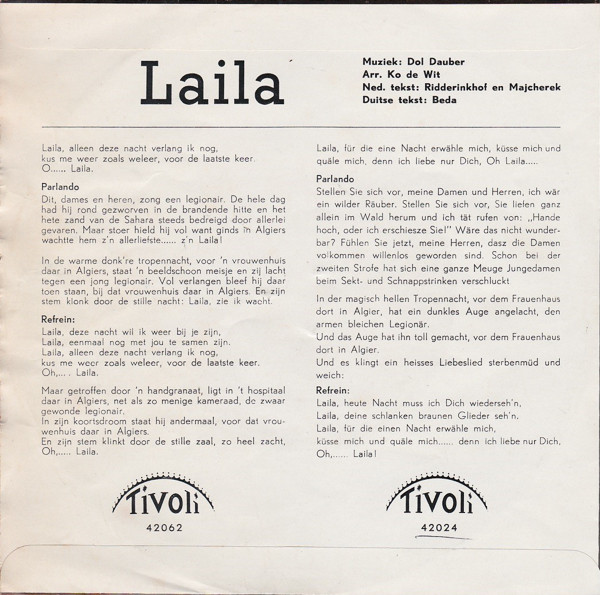 Die Regento Stars – Laila (1960) – Foto 3