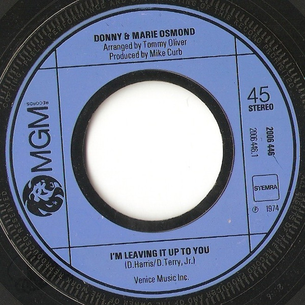 Donny & Marie Osmond – I'm Leaving It (All) Up To You (1974) – Foto 2