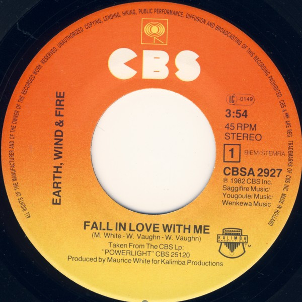 Earth, Wind & Fire – Fall In Love With Me (1983) – Foto 2