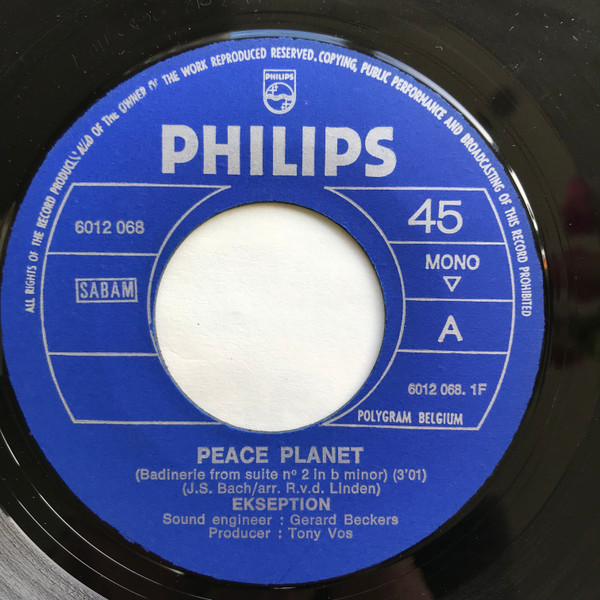 Ekseption – Peace Planet / On Sunday They Will Kill The World (1971) – Foto 2