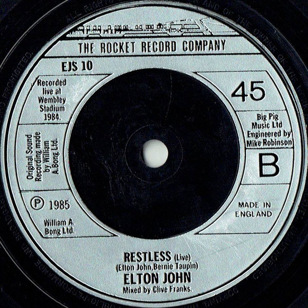 Elton John – Wrap Her Up (1985) – Foto 1