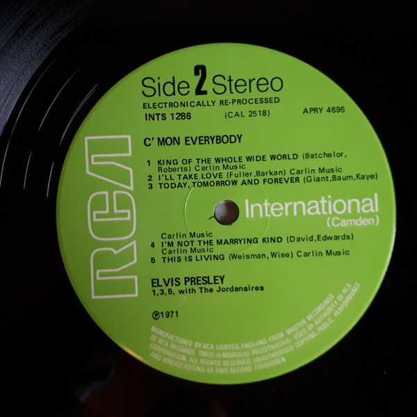 Elvis Presley – C'mon Everybody (1971) – Foto 1