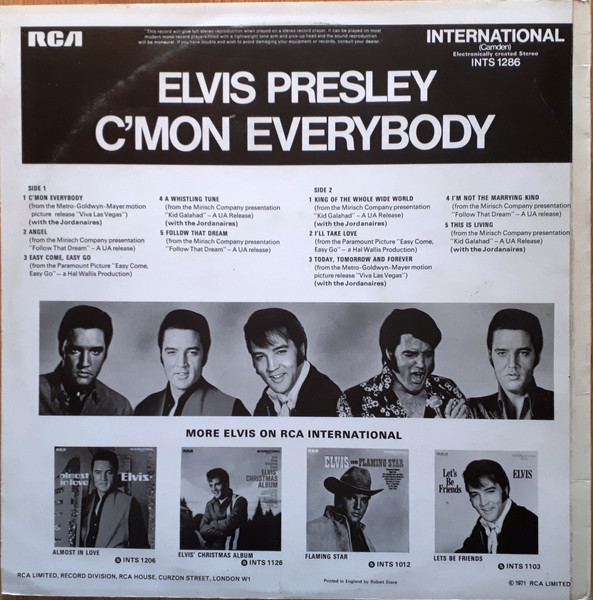 Elvis Presley – C'mon Everybody (1971) – Foto 3