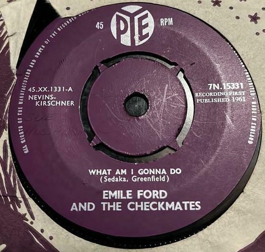 Emile Ford & The Checkmates – What Am I Gonna Do (1961) – Hoes