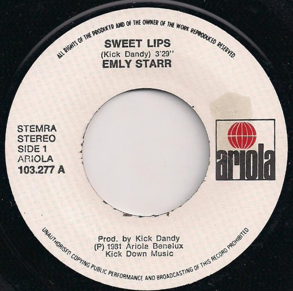 Emly Starr – Sweet Lips / Hang On (1981) – Foto 2