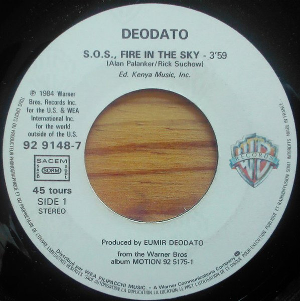 Eumir Deodato – S.O.S. Fire In The Sky (1984) – Foto 2