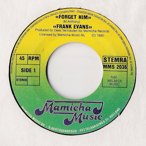 Frank Evans – Forget Him (1981) – Foto 2