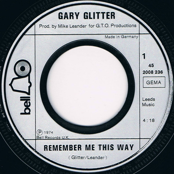 Gary Glitter – Remember Me This Way (1974) – Foto 2