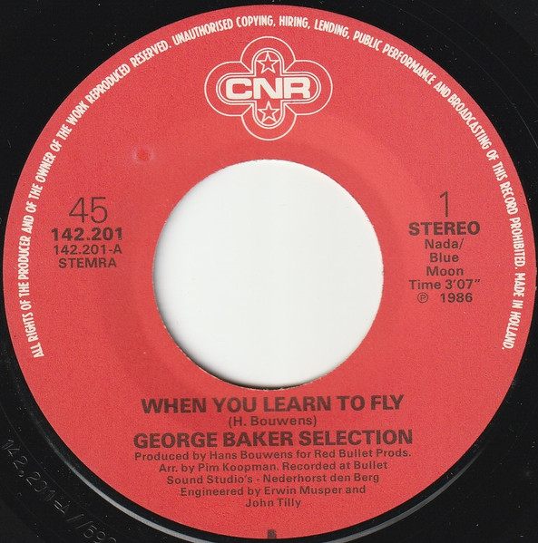 George Baker Selection – When You Learn To Fly (1986) – Foto 2