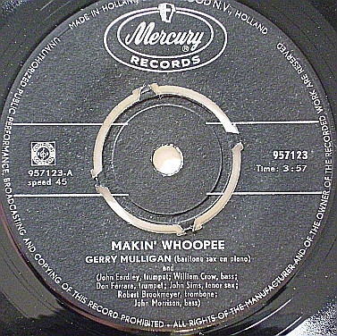 Gerry Mulligan – Makin' Whoopee / Demanton (1961) – Foto 2
