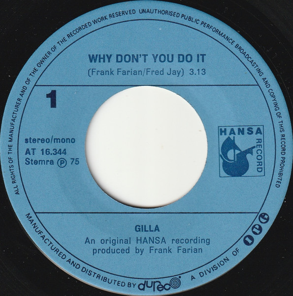 Gilla – Why Don't You Do It? (1976) – Foto 2