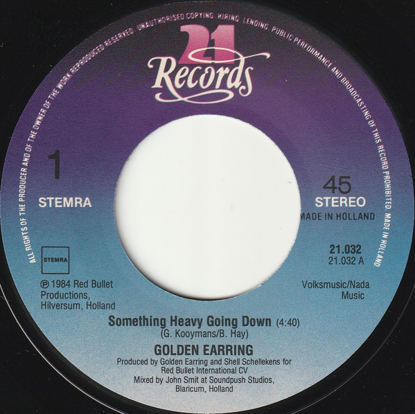 Golden Earring – Something Heavy Going Down (1984) – Foto 2
