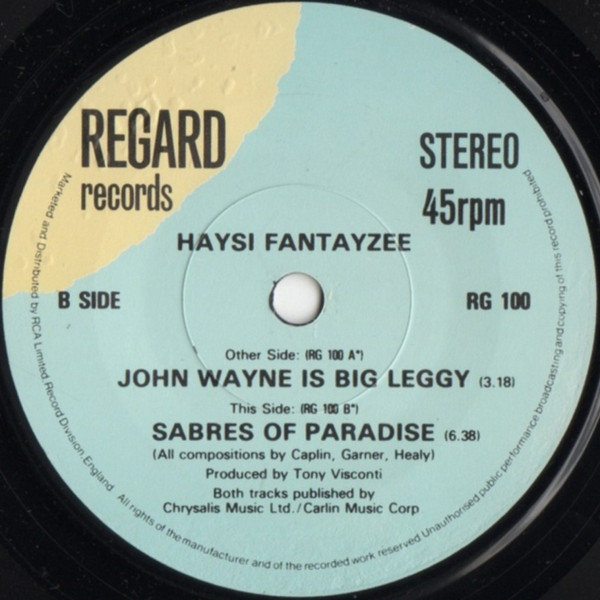 Haysi Fantayzee – John Wayne Is Big Leggy (1982) – Foto 1
