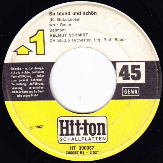 Helmut Schmidt (2) – Das Ende Vom Lied (1967) – Foto 1