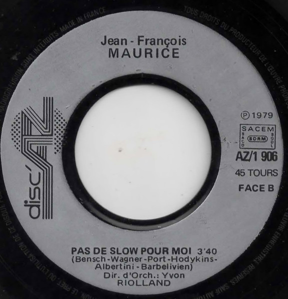 Jean-François Maurice – 28º À L'ombre (1982) – Foto 1