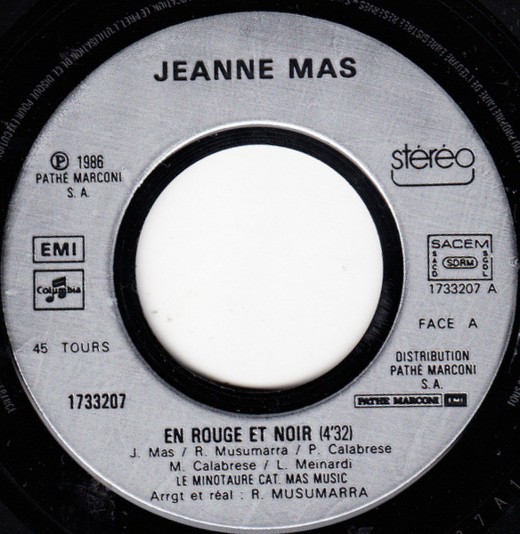 Jeanne Mas – En Rouge Et Noir (1986) – Foto 3