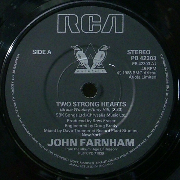 John Farnham – Two Strong Hearts (1989) – Foto 2