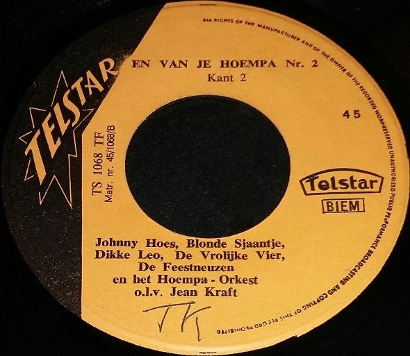 Johnny Hoes – En Van Je Hoempa (1964) – Foto 1