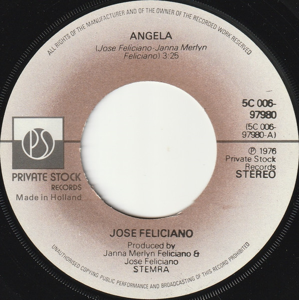 José Feliciano – Angela (1976) – Foto 2