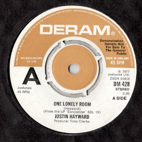Justin Hayward – One Lonely Room (1977) – Hoes