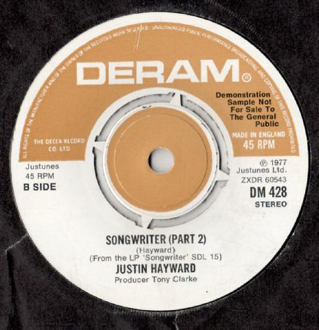 Justin Hayward – One Lonely Room (1977) – Foto 1