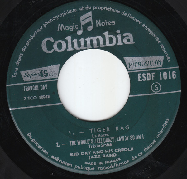 Kid Ory And His Creole Jazz Band – Tiger Rag (1955) – Foto 2