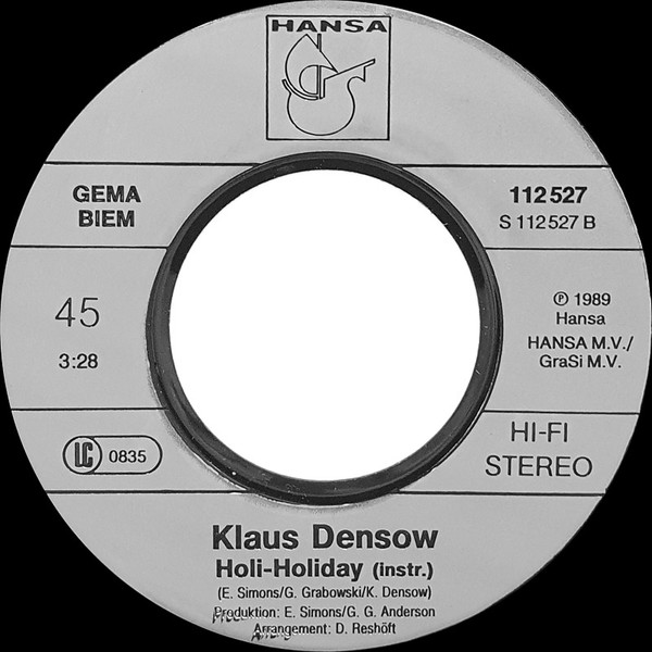 Klaus Densow – Holi-Holiday (1989) – Foto 3