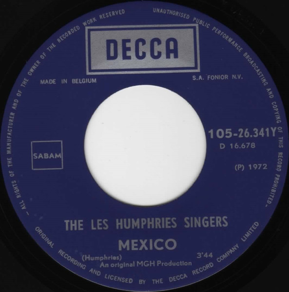 Les Humphries Singers – Mexico (1972) – Foto 2