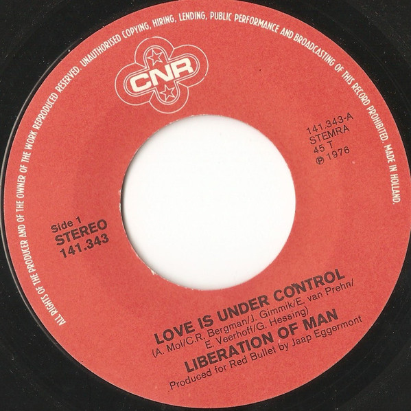 Liberation Of Man – Love Is Under Control / Theme From L.U.C. (1976) – Foto 2