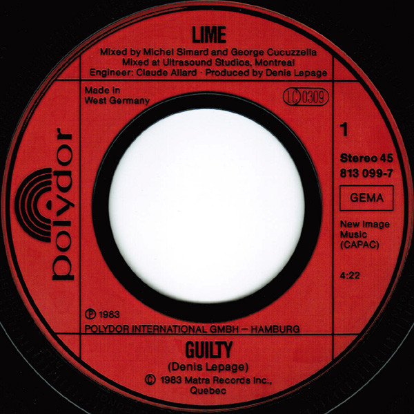 Lime (2) – Guilty (1983) – Foto 2