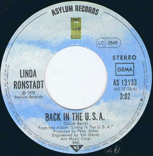 Linda Ronstadt – Back In The U.S.A. (1978) – Foto 2