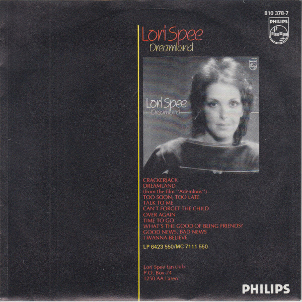Lori Spee – Time To Go (1983) – Foto 3