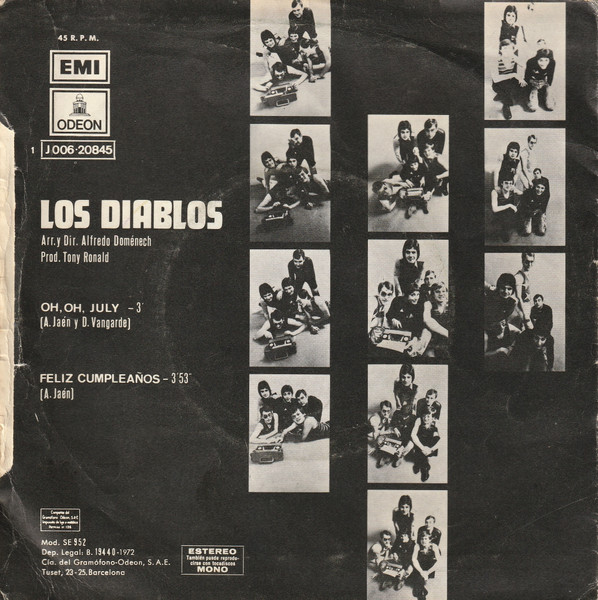 Los Diablos (2) – Oh, Oh, July (1972) – Foto 3