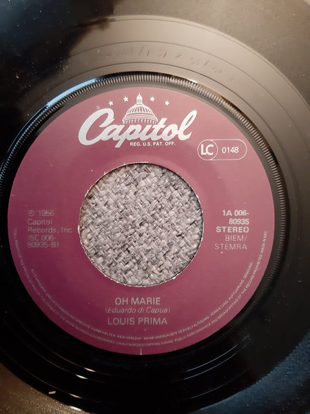 Louis Prima – Buona Sera / Oh Marie – Foto 1