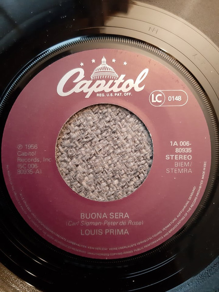 Louis Prima – Buona Sera / Oh Marie – Foto 2
