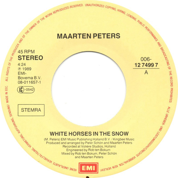 Maarten Peters – White Horses In The Snow (1989) – Foto 2