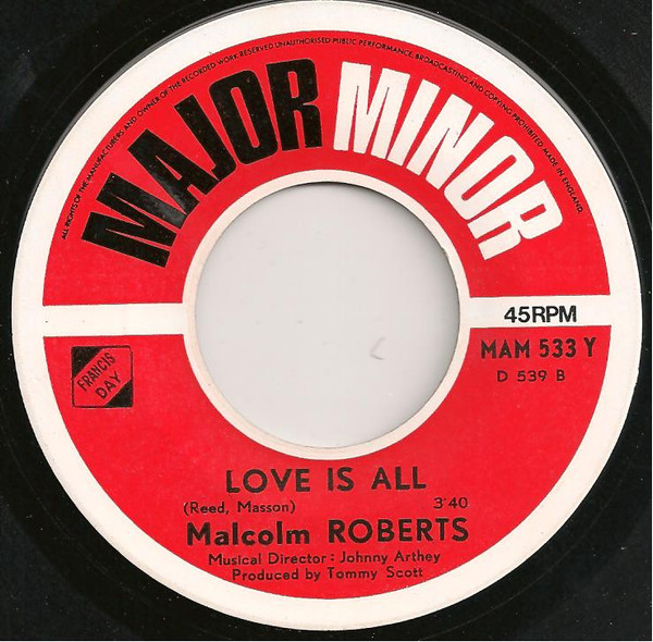Malcolm Roberts – Love Is All (1969) – Foto 1