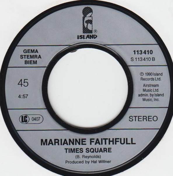 Marianne Faithfull – Blazing Away / Times Square (1990) – Foto 1