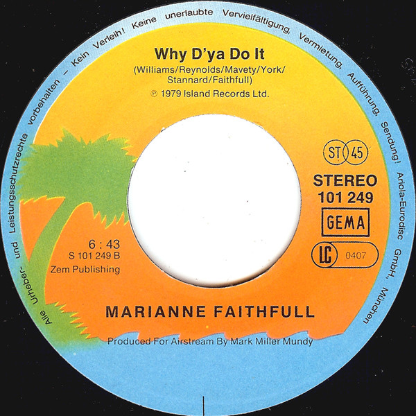 Marianne Faithfull – Broken English (1980) – Foto 1