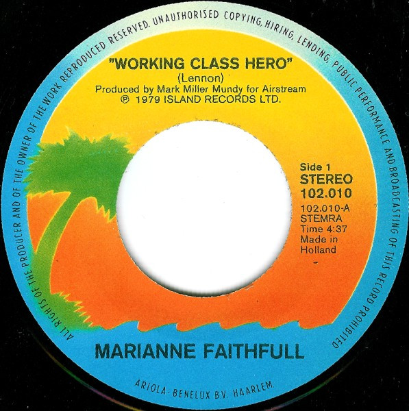 Marianne Faithfull – Working Class Hero (1980) – Foto 2